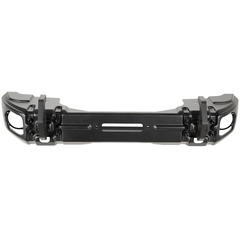 Jeep Wrangler JK Bumper - Front - Rugged Ridge - Arcus Stubby with Tray & Hooks - Satin Black - 2018